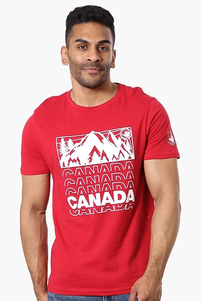 Canada Weather Gear Mountain Print Tee