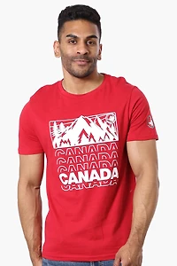 Canada Weather Gear Mountain Print Tee