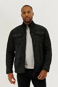 Canada Weather Gear Sherpa Lined Fleece Lightweight Jacket