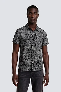Short Sleeve Button Up Casual Shirt