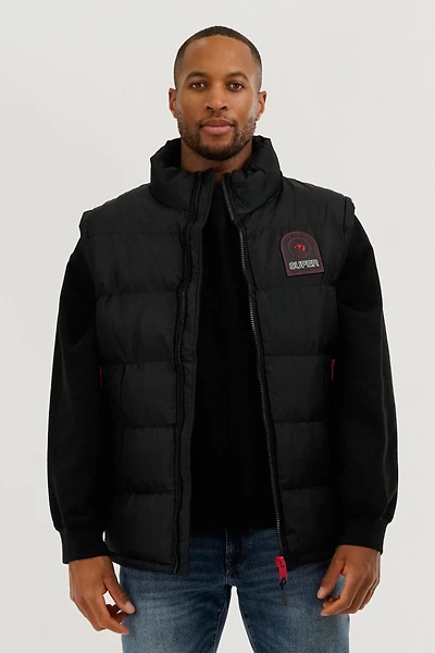 Super Triple Goose Double Pocket Bubble Vest