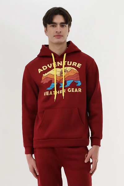 Canada Weather Gear Adventure Hoodie - Red