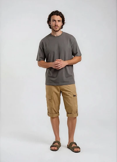 Roll Up Cargo Shorts
