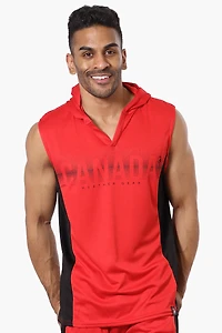 Canada Weather Gear Hooded Muscle Tee
