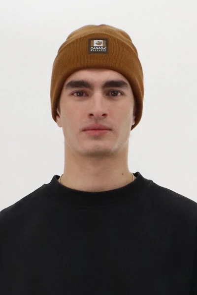Two Pack Knit Beanie Hat - Brown
