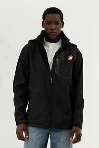 Canada Weather Gear Soft Shell Hooded Lightweight Jacket