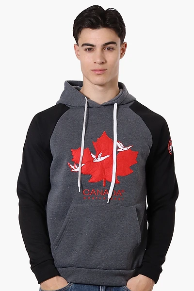 Colour Block Chest Logo Hoodie