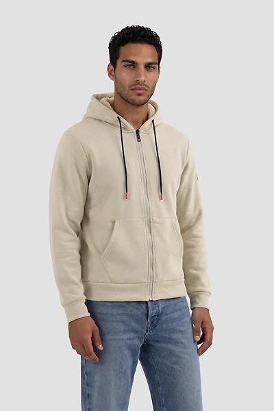Zip Up Hoodie With Drawstrings