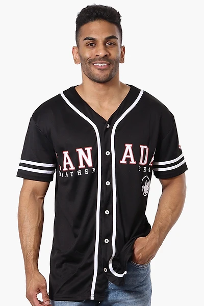 Canada Weather Gear Mesh Chest Logo Baseball Tee