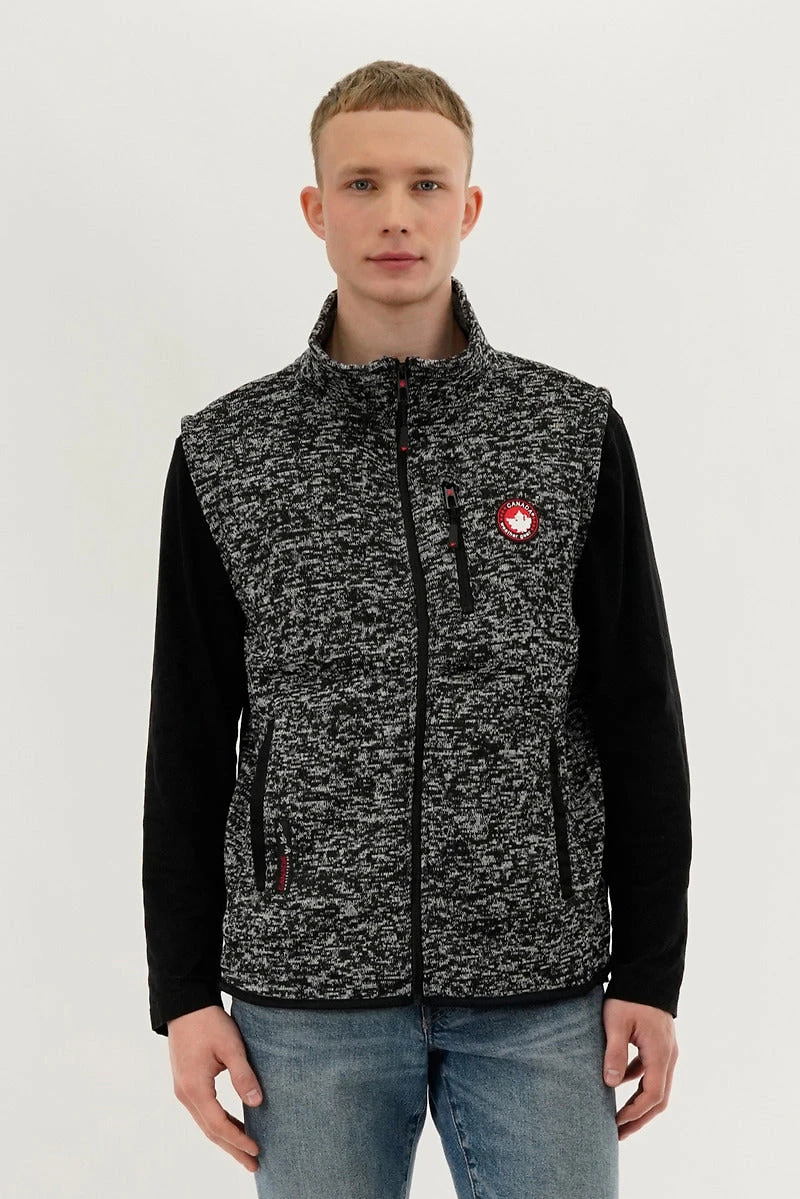 Canada Weather Gear Fleece Vest - Black