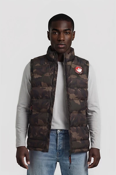 Puffer Vest - Brown