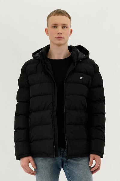 Super Triple Goose Colour Block Puffer Bomber Jacket