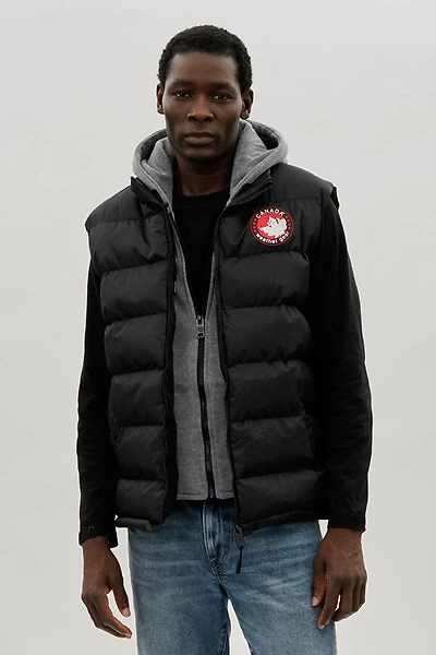 Canada Weather Gear Hooded Puffer Vest