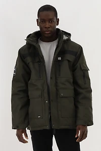 Super Triple Goose Utility Parka Jacket - Green