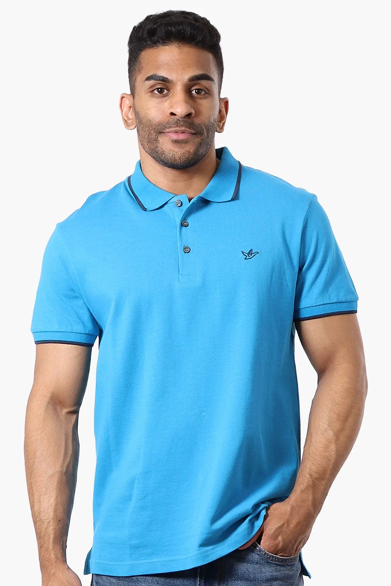 Super Triple Goose Solid Short Sleeve Polo Shirt