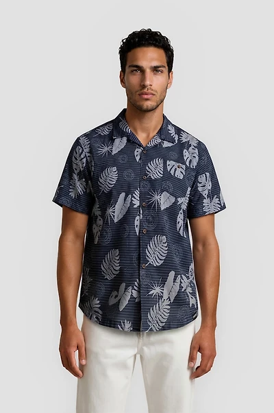 Short Sleeve Button Up Surf Shirt