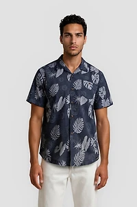 Short Sleeve Button Up Surf Shirt