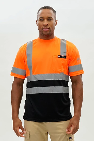 Canada Work Gear Hi-Vis Short Sleeve Tee - Orange