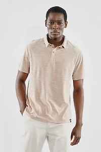 Basic Solid Polo Shirt - Brown
