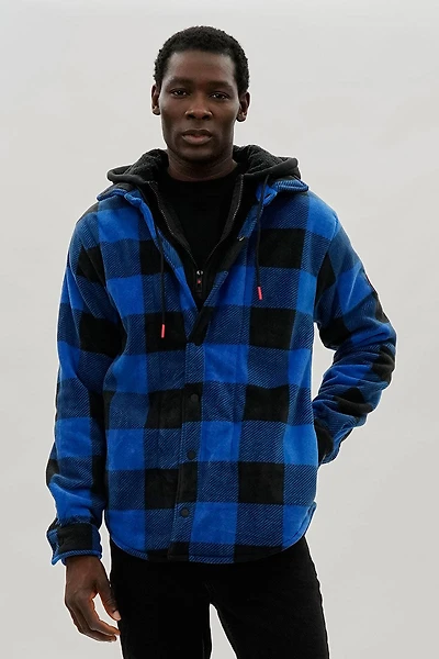 Canada Weather Gear Plaid Sherpa Lined Lightweight Jacket