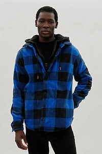 Canada Weather Gear Plaid Sherpa Lined Lightweight Jacket