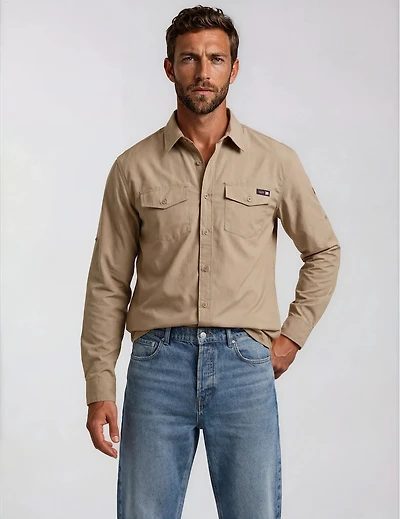 Long Sleeve Adventure Shirt - Camel