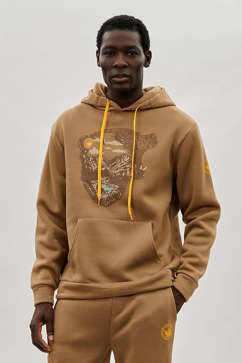 Canada Weather Gear Bear Print Hoodie