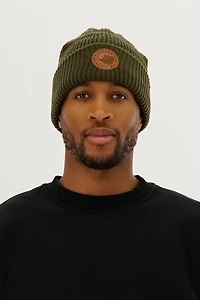 Canada Weather Gear Two Piece Waffle Hat - Green