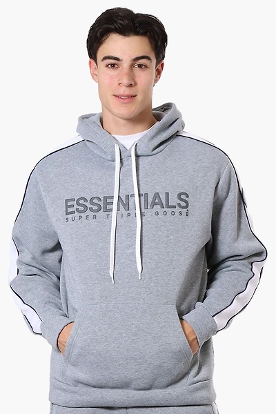 Essentials Super Triple Goose Chest Logo Hoodie