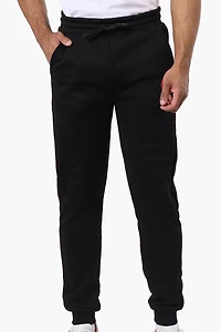 Canada Weather Gear Basic Tie Waist Joggers - Black