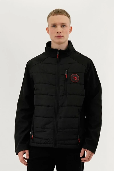 Super Triple Goose Quilted Colour Block Lightweight Jacket