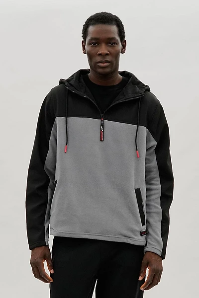 Canada Weather Gear Colour Block Half Zip Hoodie