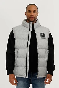 Double Pocket Bubble Vest - Grey