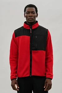 Canada Weather Gear Colour Block Fleece Lightweight Jacket