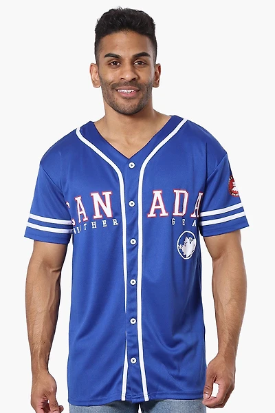 Canada Weather Gear Mesh Chest Logo Baseball Tee