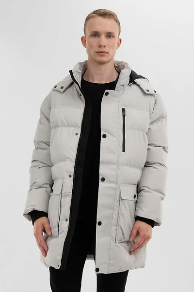 Canada Weather Gear Puffer Parka Jacket - White