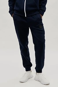 Basic Zipper Pocket Joggers - Navy
