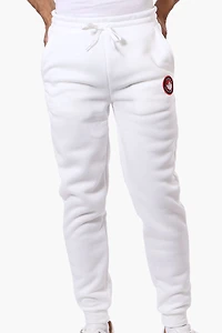 Canada Weather Gear Basic Tie Waist Joggers - White