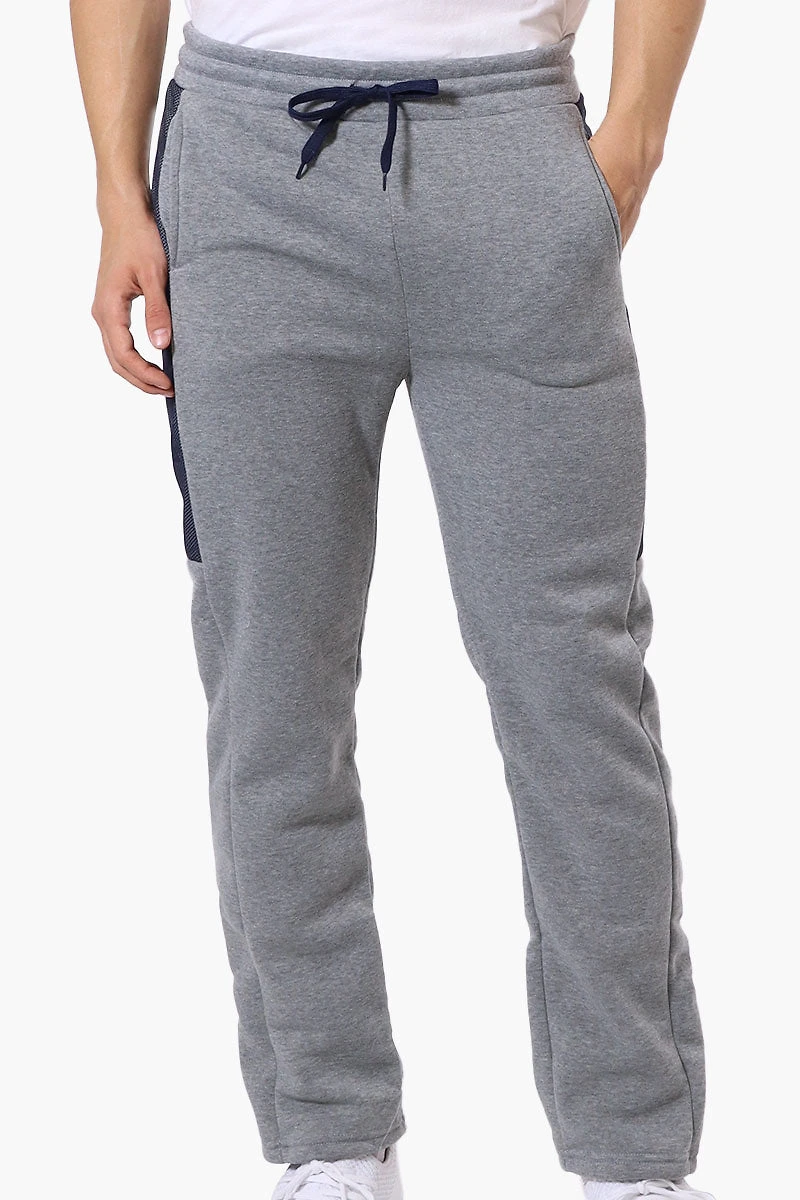 Essentials Super Triple Goose Side Mesh Insert Sweatpants - Grey
