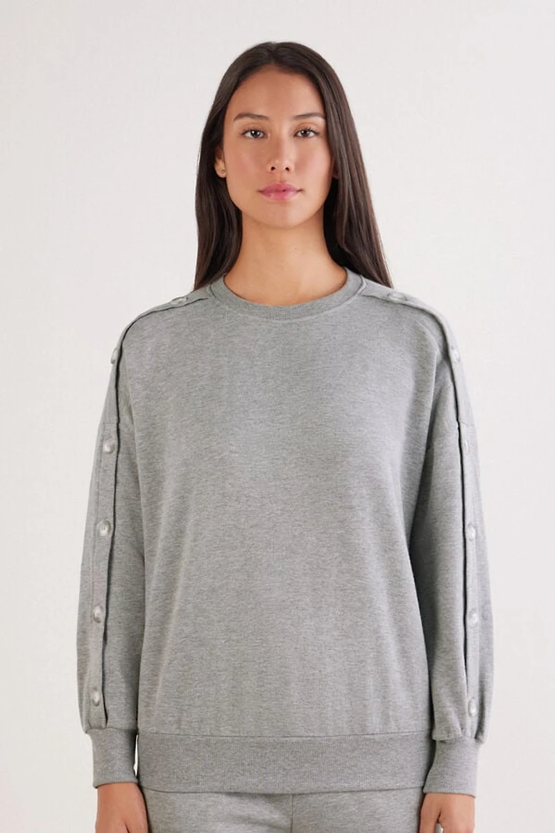 Coraline Casual Buttoned Long Sleeve Top