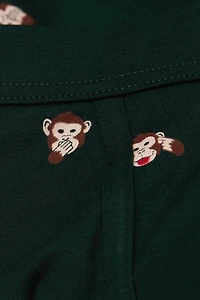 Chimp Print Superior Cotton Boxers