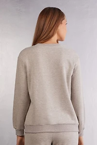 Soft Chevron Long Sleeve Top