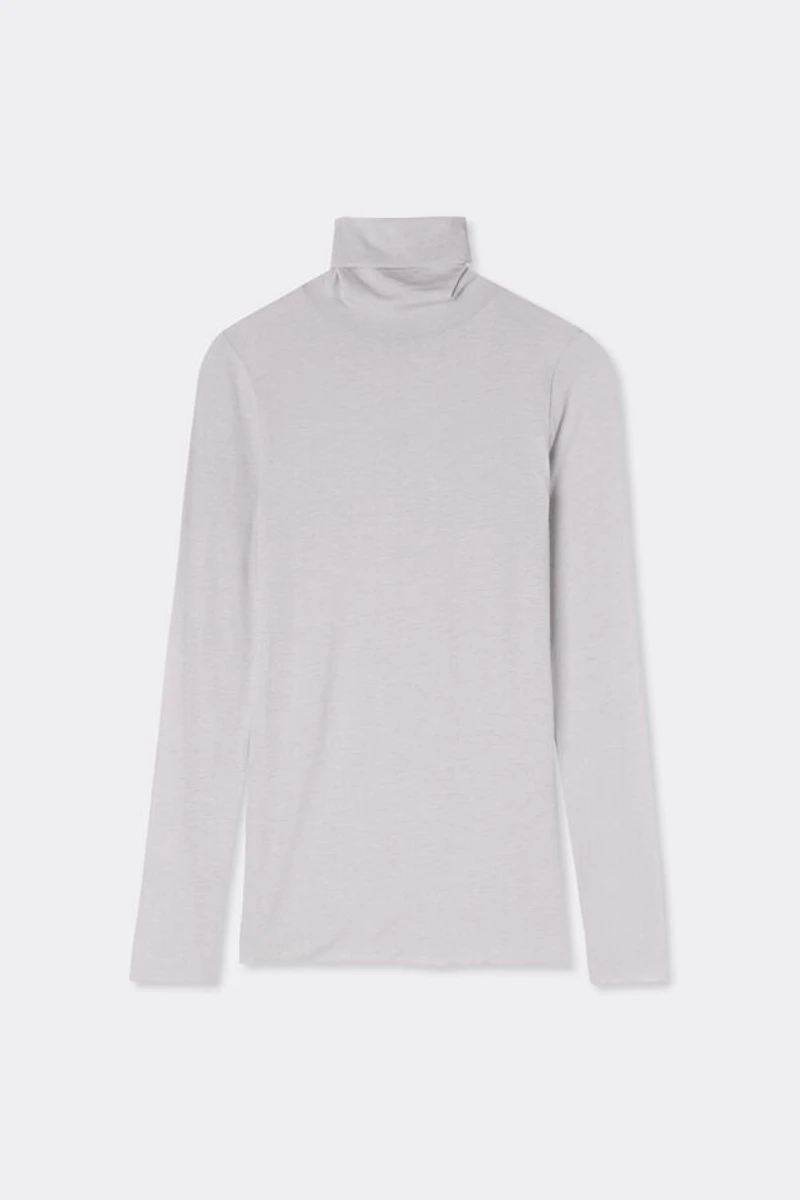 Modal Cashmere Ultralight High-Neck Top