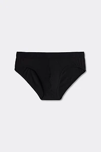 Microfiber Briefs with Logo Detail