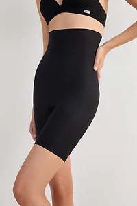 Light Shaping Cotton High Waist Shorts