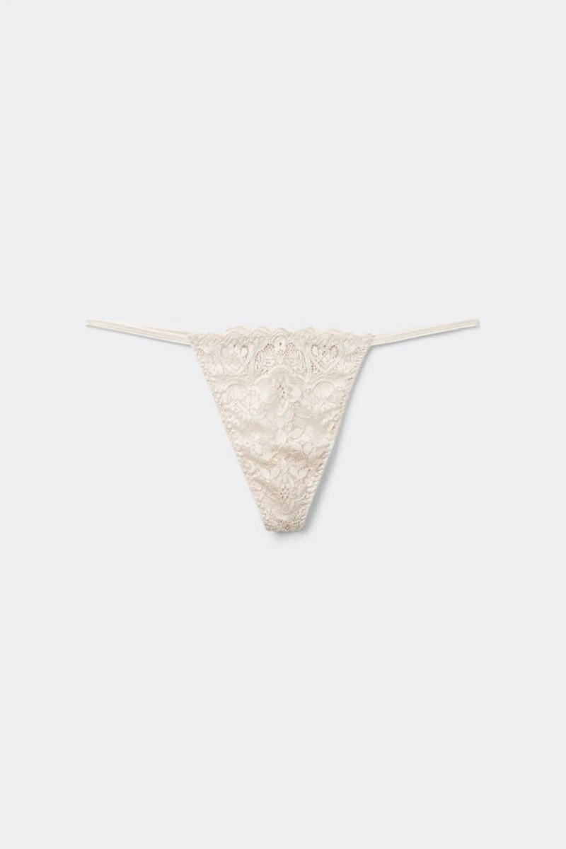 Lace String Thong