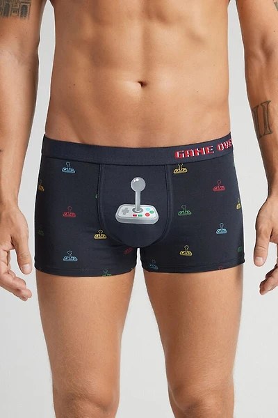 Joystick Print Superior Cotton Boxers