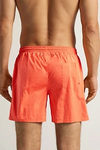 Solid Color Neon Swim Trunks