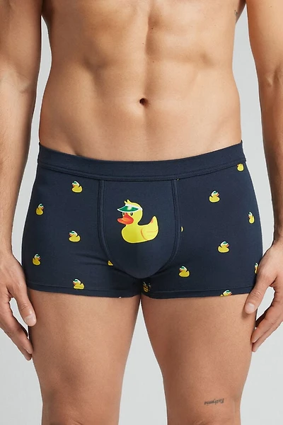 Duck Print Natural Fresh Cotton Boxers