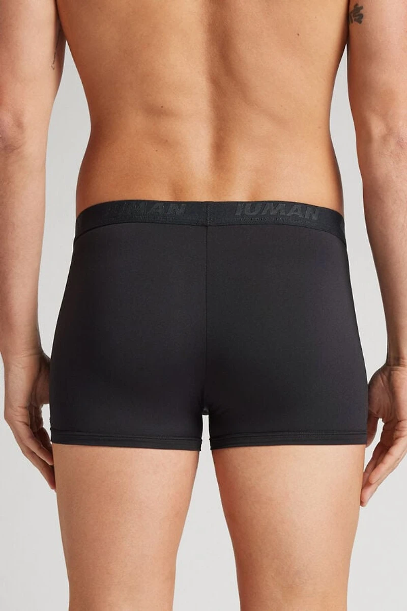 Microfiber Boxers with Logo